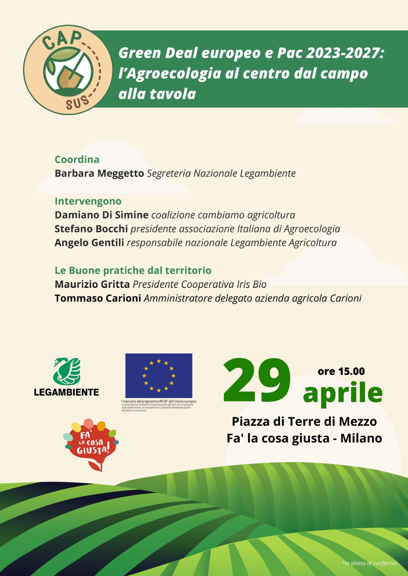 agroecologia milano 29 aprile