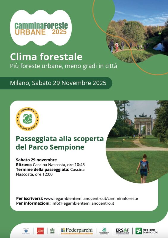 camminaforeste Milano Centro - 29 novembre
